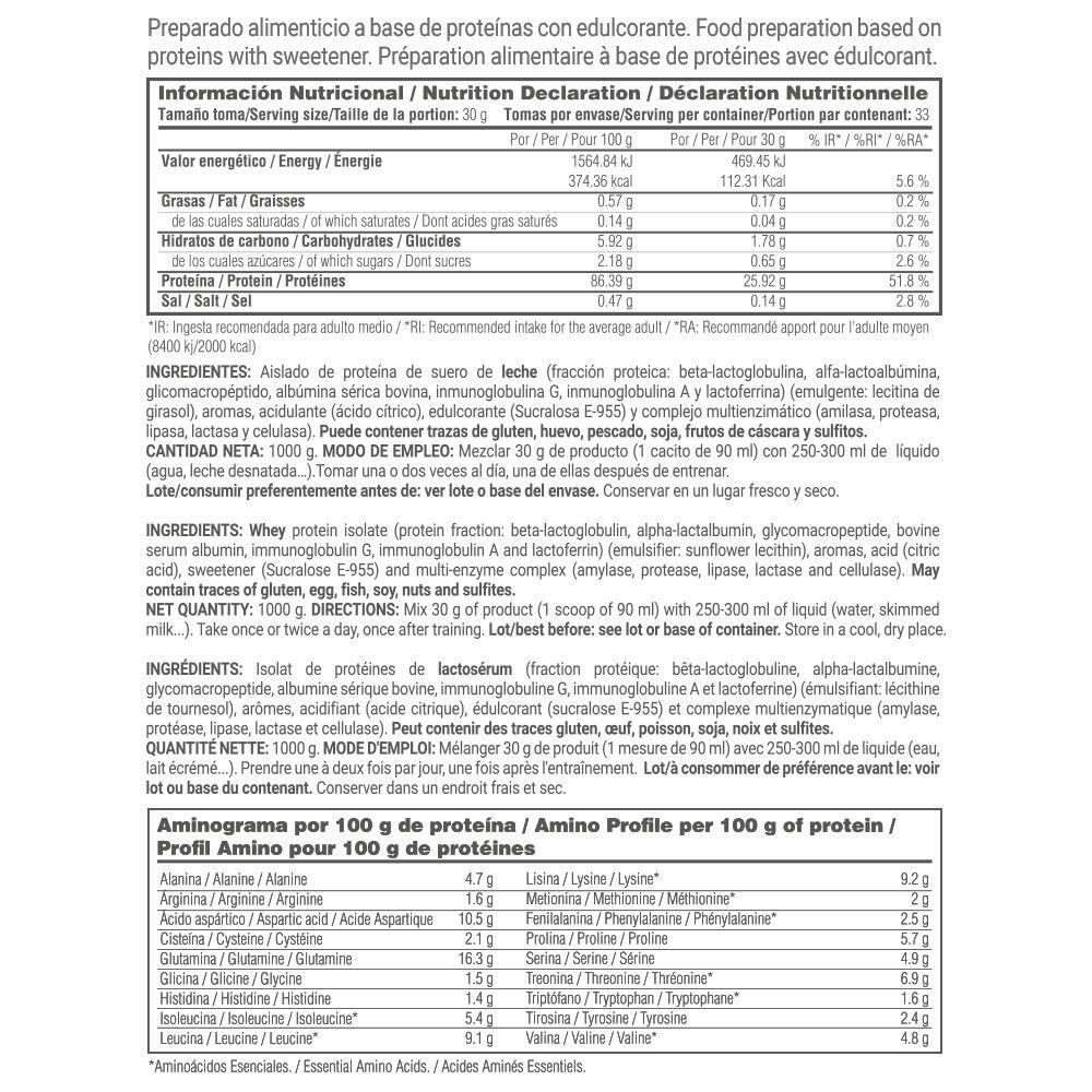 Cfm iso zero - 1kg Fruité (multifrutas) de MASmusculo 5/6