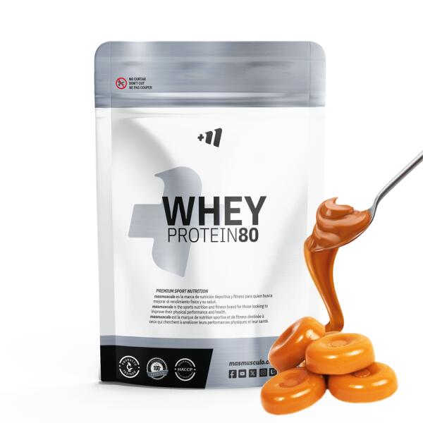 Białko serwatkowe 80 - 1 kg kremowego karmelu MASMUSCULO