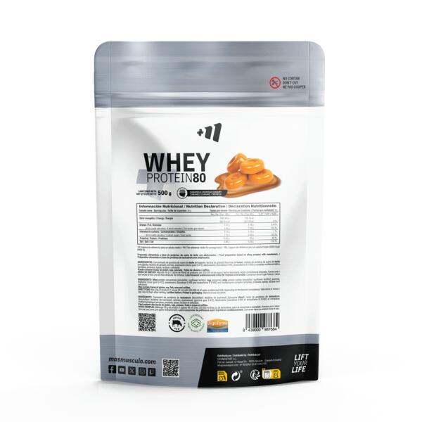 Whey Protein80 - 500g Caramelo Cremoso MASMUSCULO 2/6