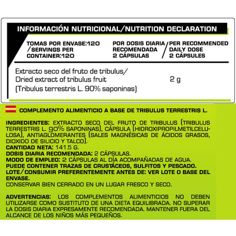Tribulus 2000mg - 120 plantaardige capsules Iron Addict Labs 4/5