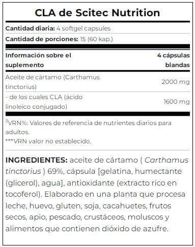 Acido linoleico coniugato - CLA - 60 Capsule 4/5