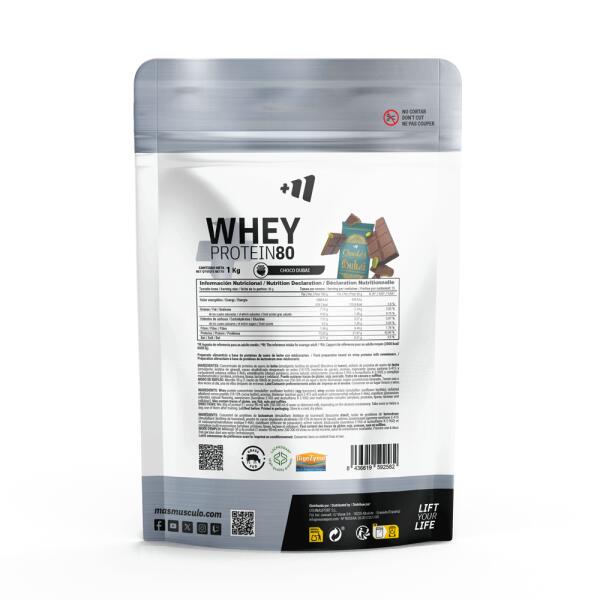 Whey protein80 - 1kg Chocolat de Dubai de MASmusculo 2/6