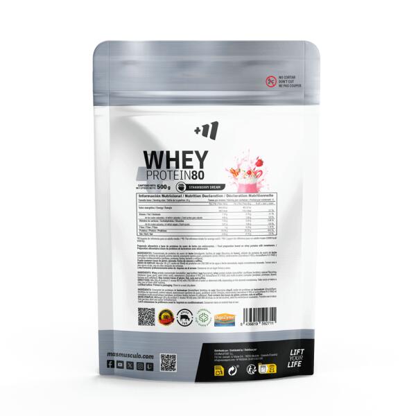 Whey protein80 - 500g Rêves de fraises de MASmusculo 2/6