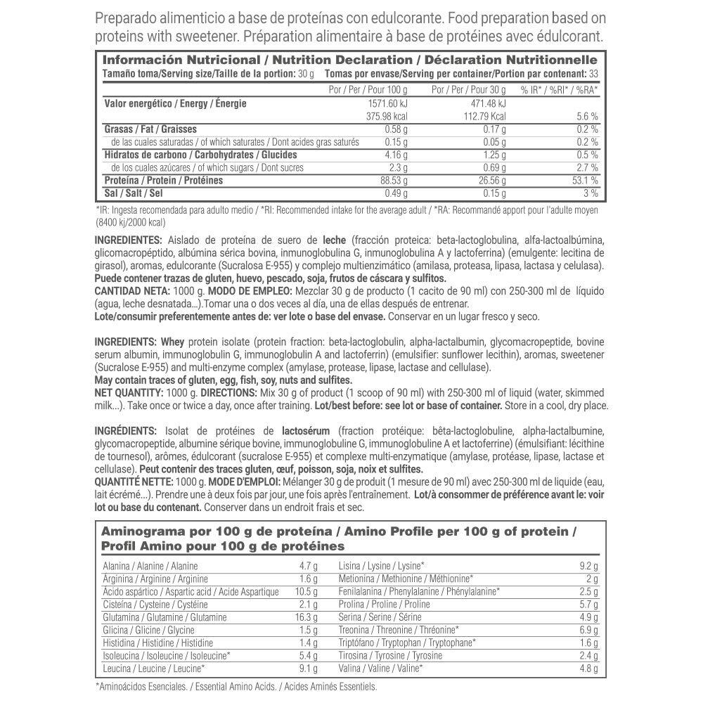 Cfm iso zero - 1kg Crème anglaise de MASmusculo 5/6