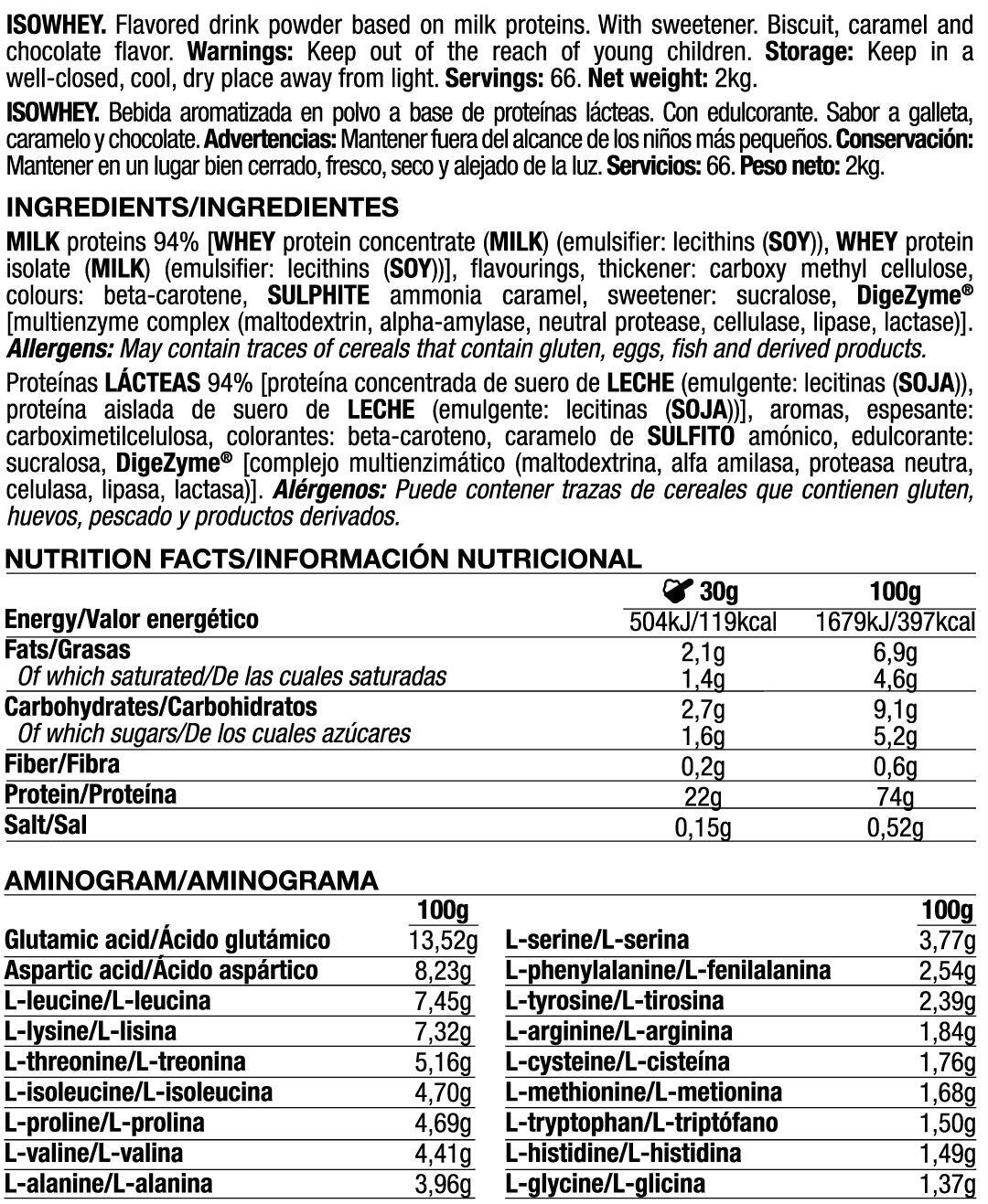 IsoWhey - Biscotto croccante al caramello Quamtrax da 2 kg 2/3