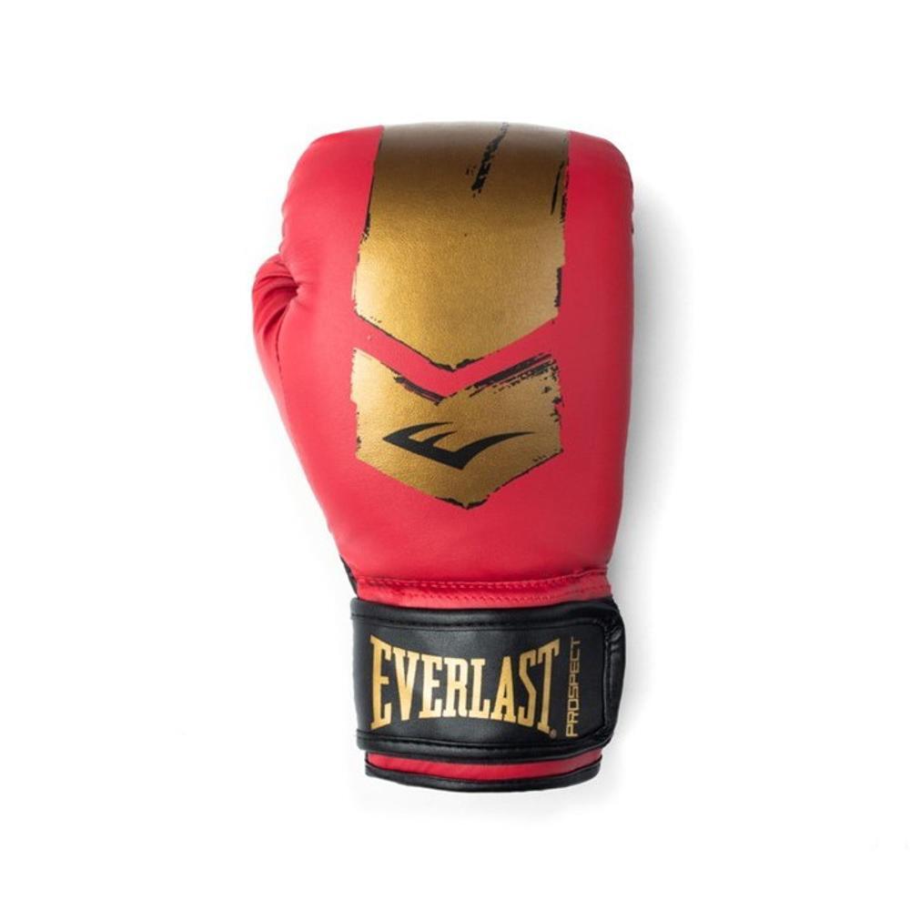 Guantes de boxeo niños - Prospect 2 - Rojo/Oro 5/7