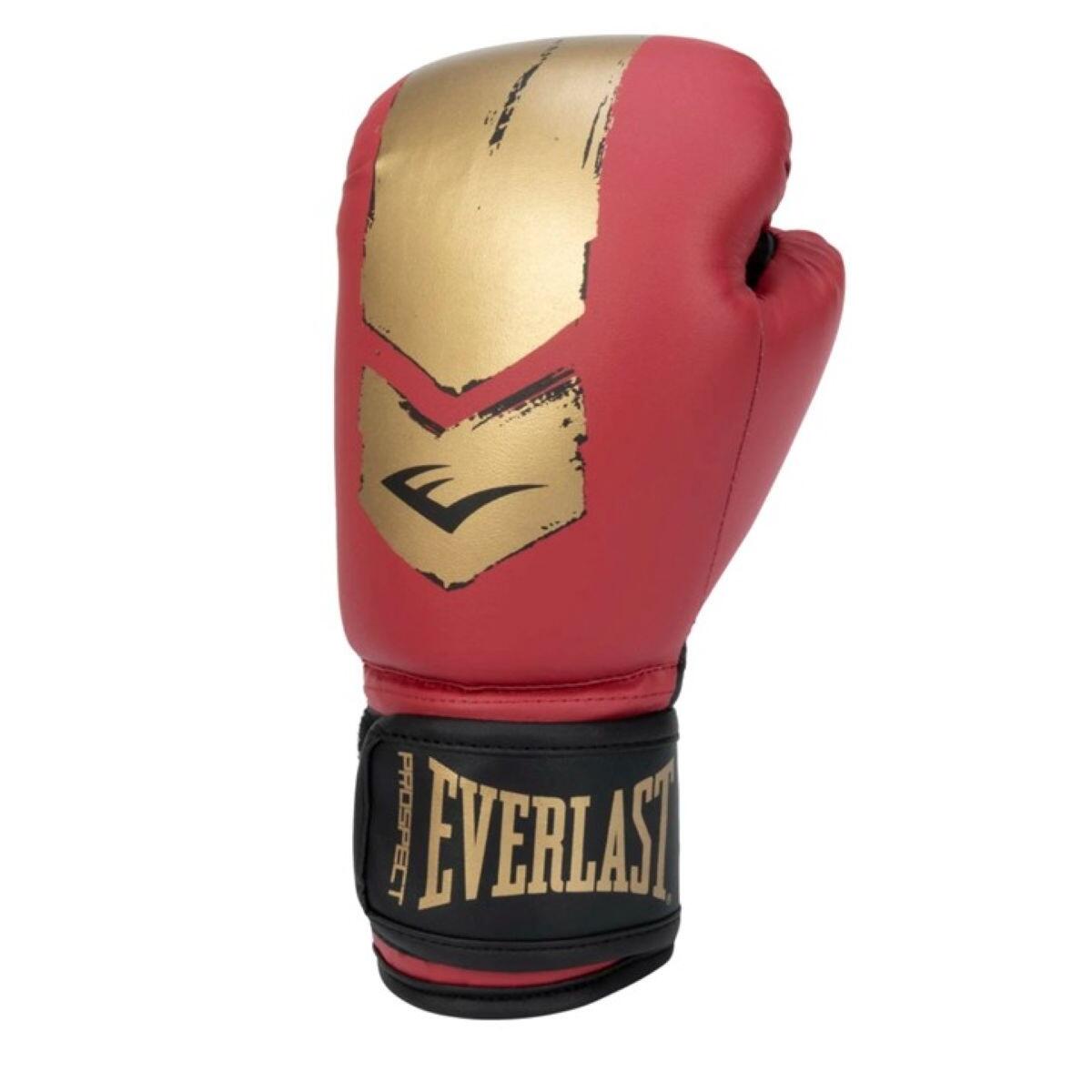 Guantes de boxeo niños - Prospect 2 - Rojo/Oro 4/7