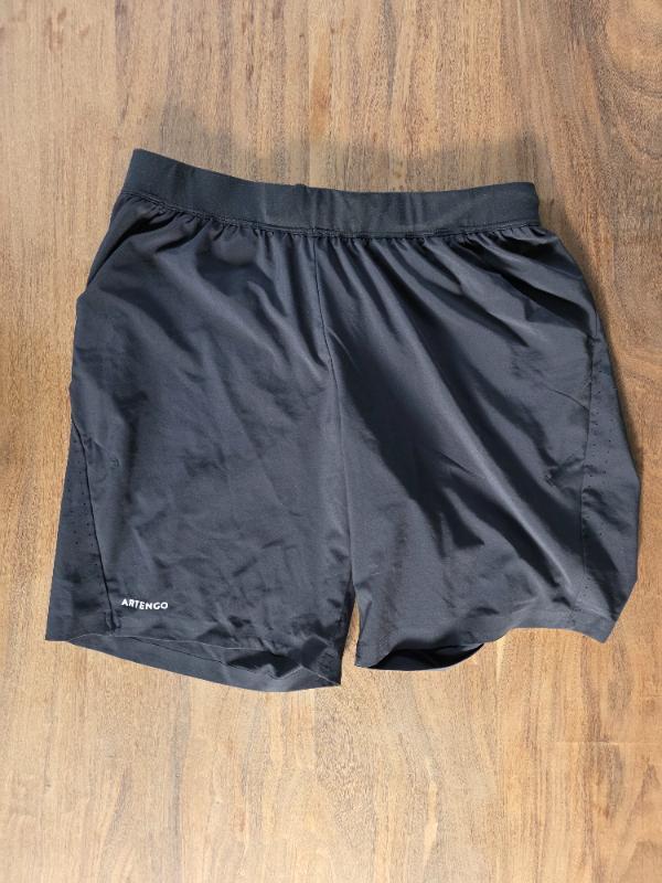 Entre Particuliers - Short de course Kiprun Run 500 Dry gris foncé L 5/6