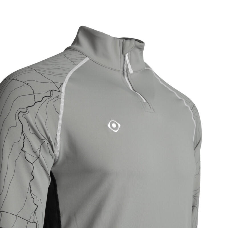 Tricou termic SALEM M Izas pentru bărbați,cu mânecă lungă Polar Stretch și guler 3/4