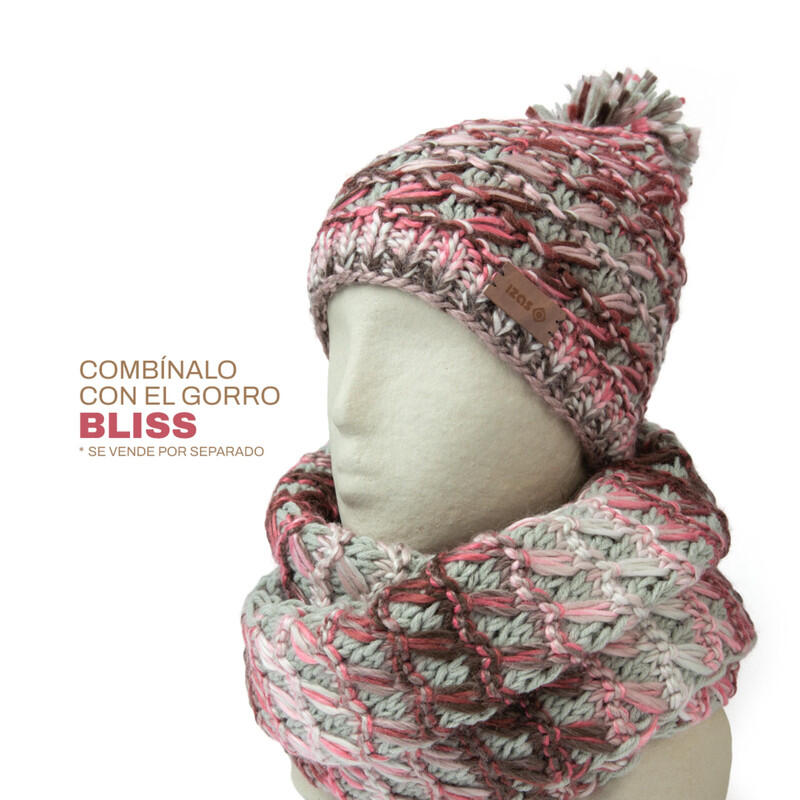 Écharpe BLISS II en tricot, douce et chaude, dans un style hivernal unisexe 4/4