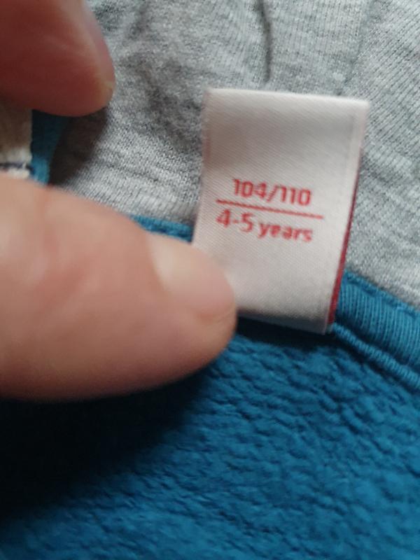Entre Particuliers - sweat à capuche bleu pétrole Esprit taille 104-110 2/3