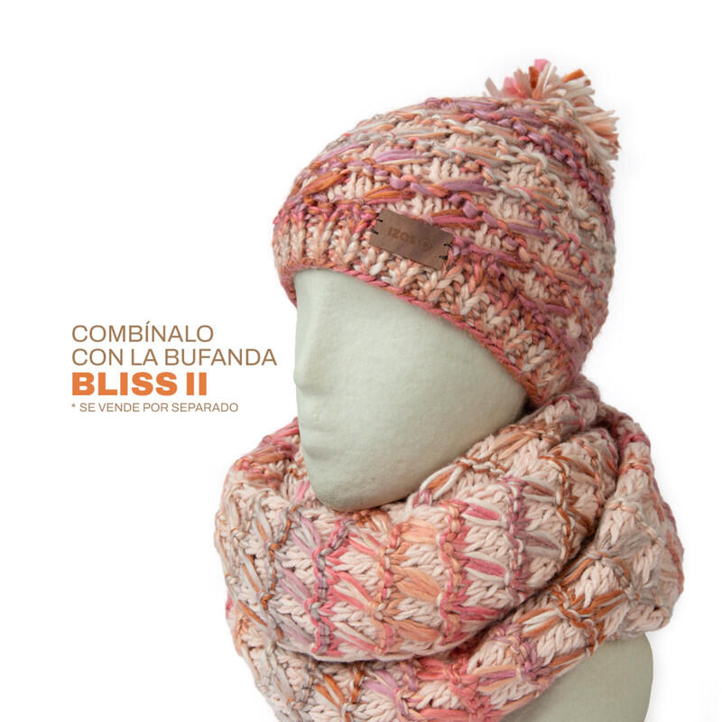 Bonnet tricoté BLISS chaud et à la mode pour l'hiver, au design unisexe 3/3
