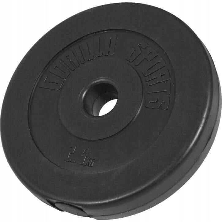 Zestaw hantli 2x10kg bitumiczne regulowane 20 kg 31 mm 3/7