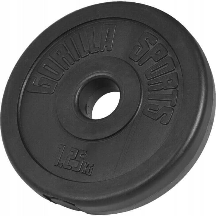 Zestaw hantli 2x10kg bitumiczne regulowane 20 kg 31 mm 4/7