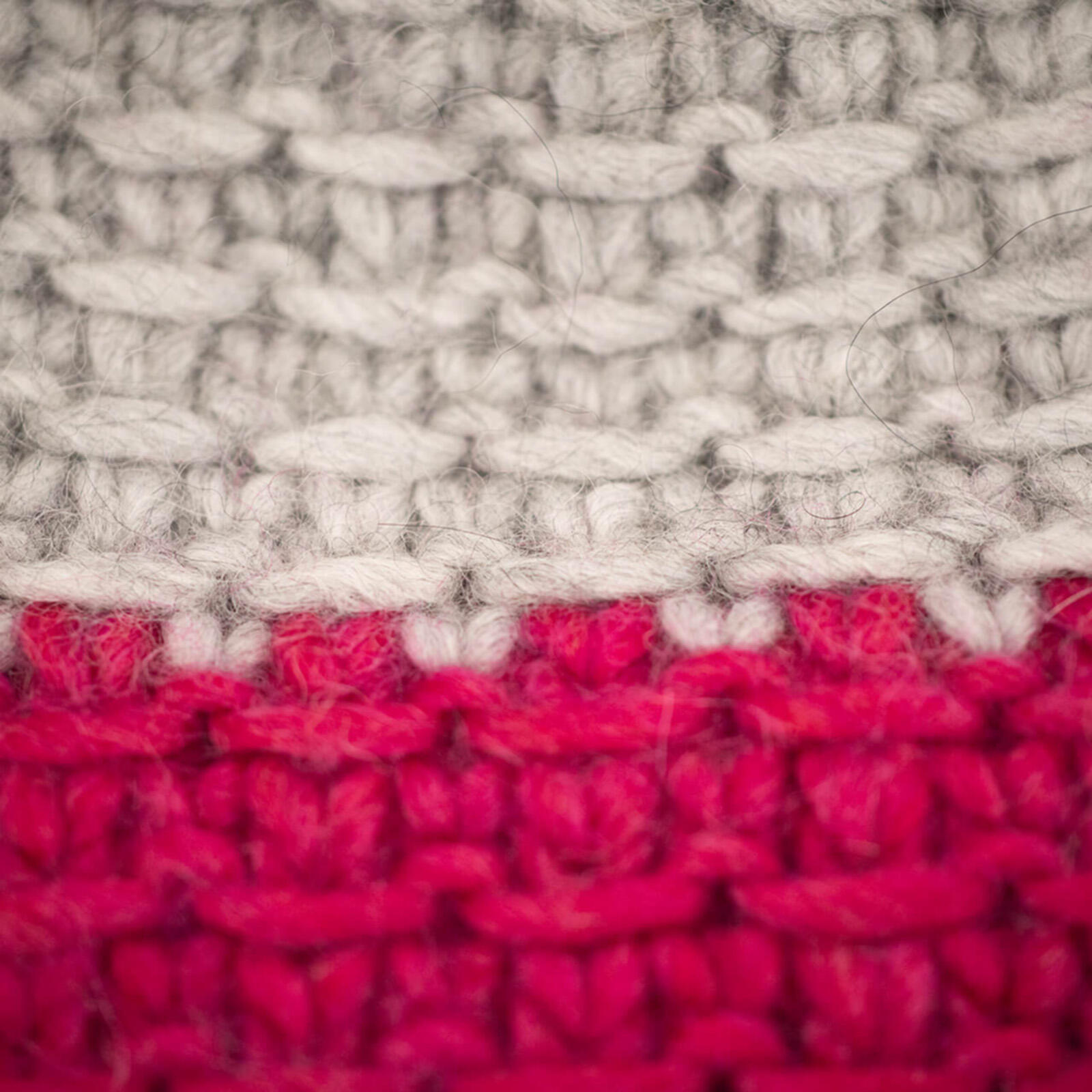Winter Mütze Nest Trio Grob Strickmütze Unisex Beanie Lamm Merino Wolle 4/5