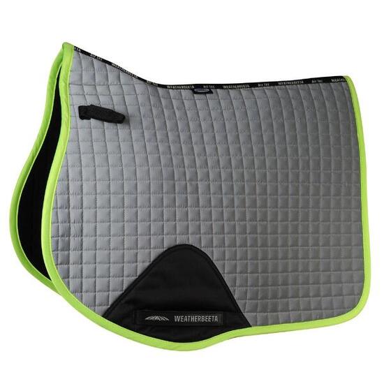 Tapis De Selle Pour Chevaux PRIME (Argenté / Jaune)