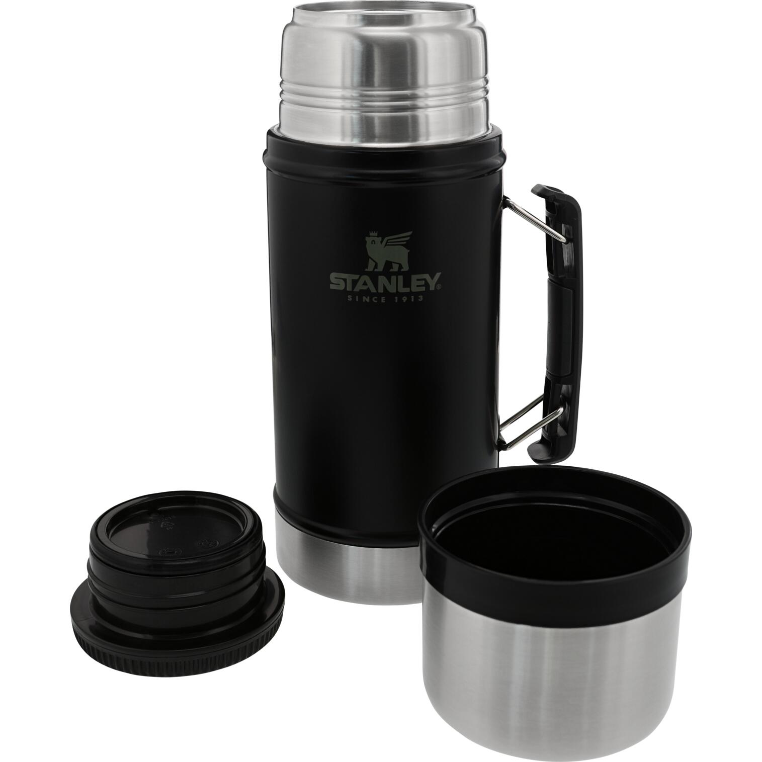 Boîte Alimentaire Isotherme Inox 0,94L - Trek - Vélo - Couvercle Qui Sert De Bol 3/8