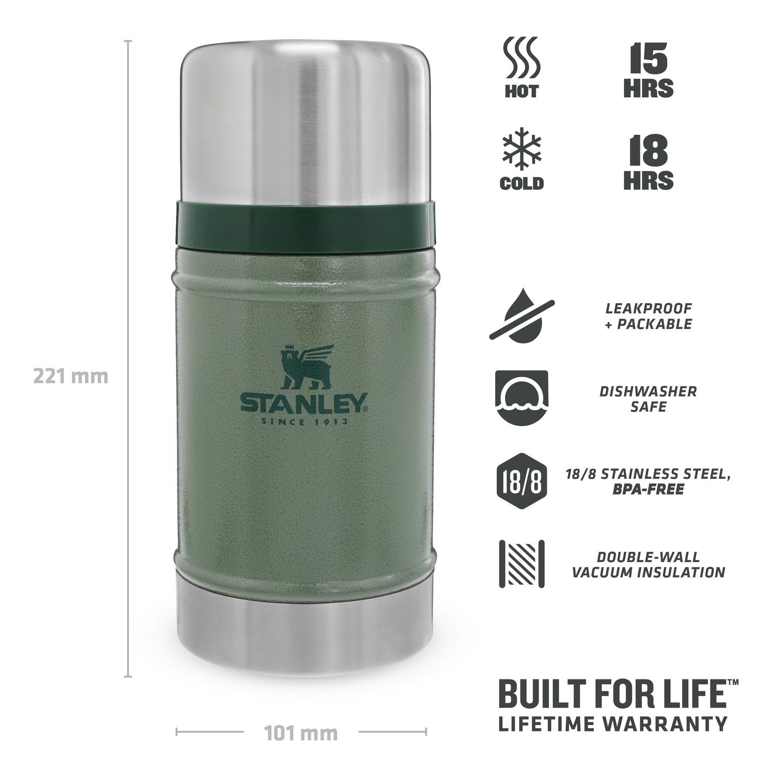 Stanley The Legendary Classic Food Jar - Lebensmittel Thermobehälter - 0,7L 2/7