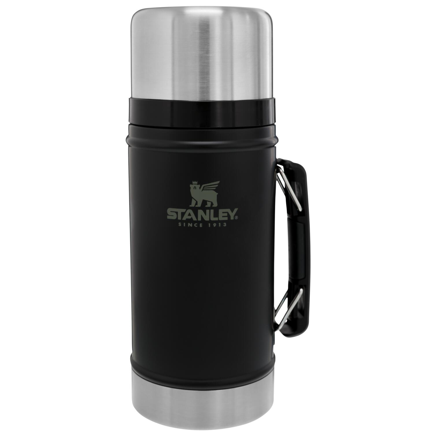 Stanley - Boîte Alimentaire Isotherme Inox 0,94l - Trek - Vélo - Couvercle Qui Sert De Bol - Boîte Alimentaire - Noir - 1 L - Decathlon