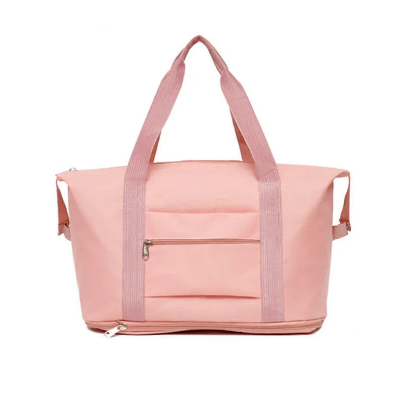 Expandable Hand Carry-On Travel Bag Pink