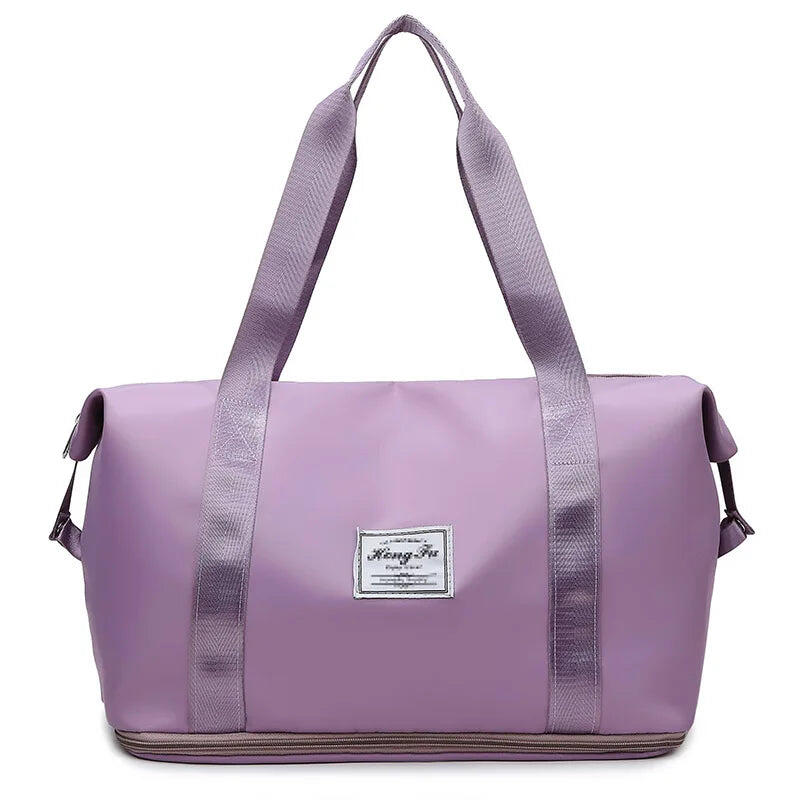 Waterproof Carry-On Travel Duffle Bag Purple