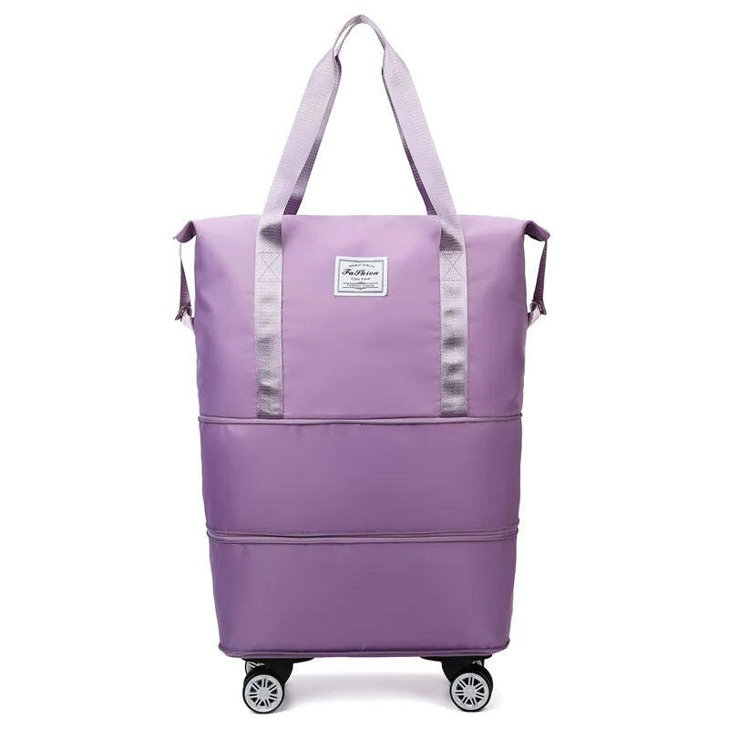 Dry-Wet Separation Travel Bag Purple