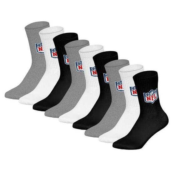 Socken Unisex 9er Pack Stretch-NFL SHIELD 9Pack Crew Socks
