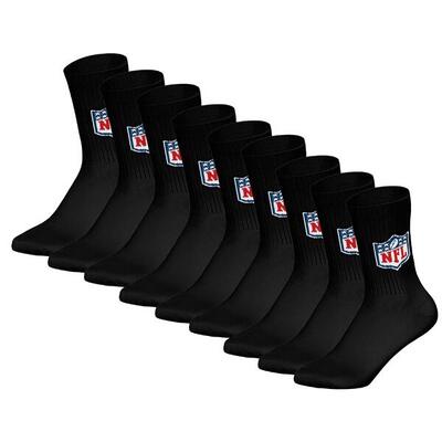 Socken Unisex 9er Pack Stretch-NFL SHIELD 9Pack Crew Socks
