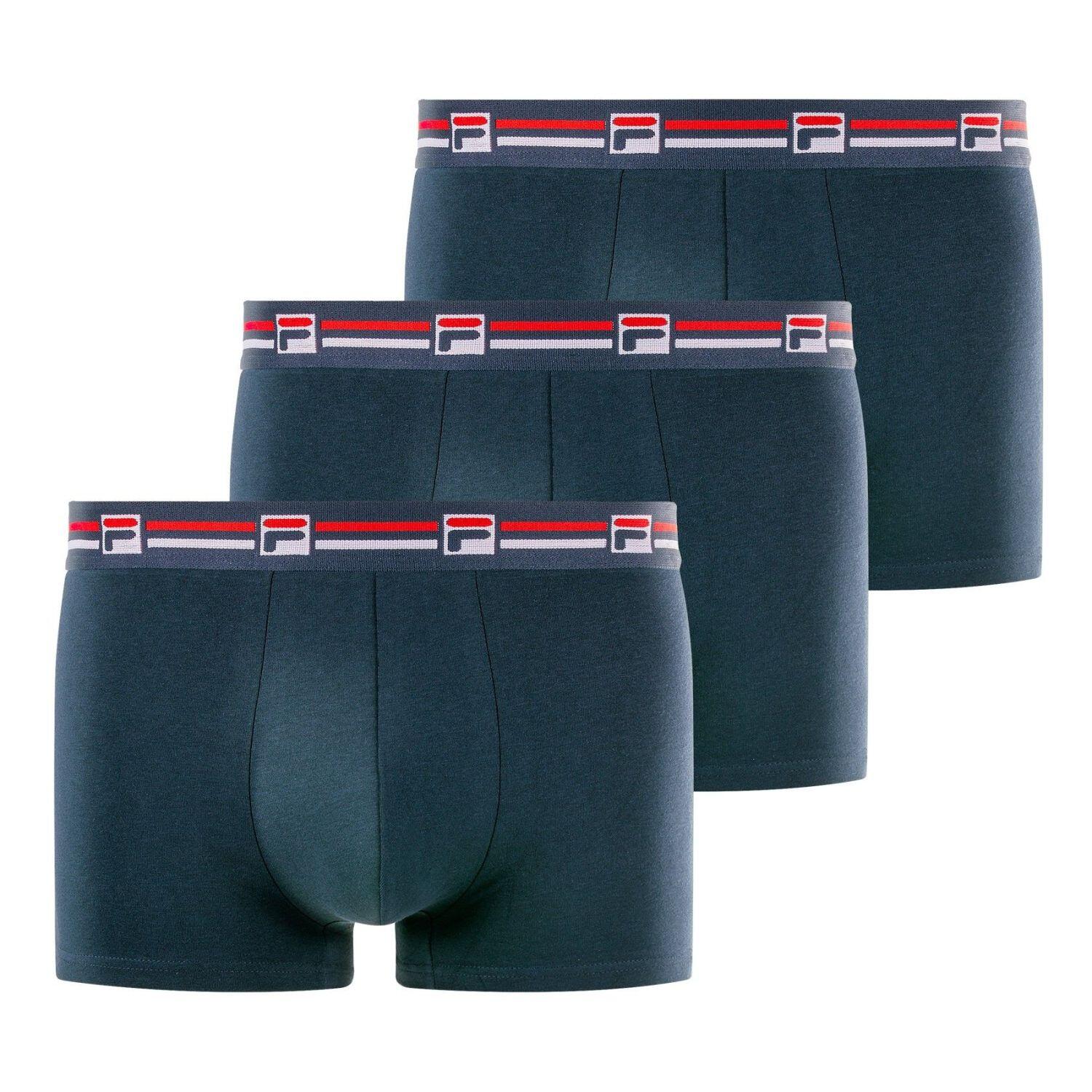 Fila - Lot De 3 Boxers Homme En Coton - Caleçon - Multicolore - Decathlon