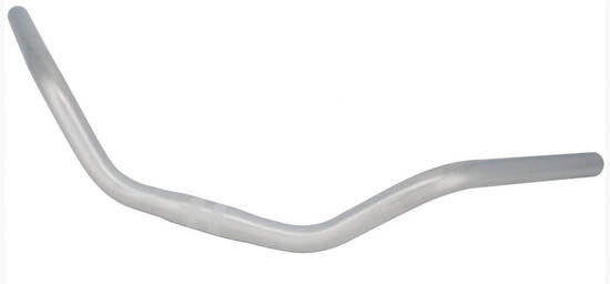 Ergotec Cruiser-Lenker Ø 25,4 mm 590 mm Höhe 76 mm 52° Aluminium-Look