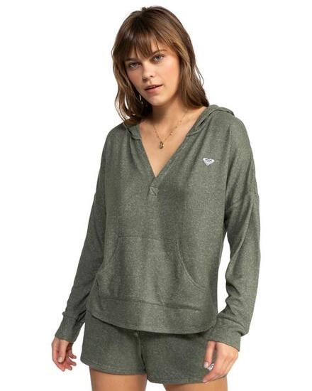 Sudadera con capucha SATURDAZE COSY Verde Mujer