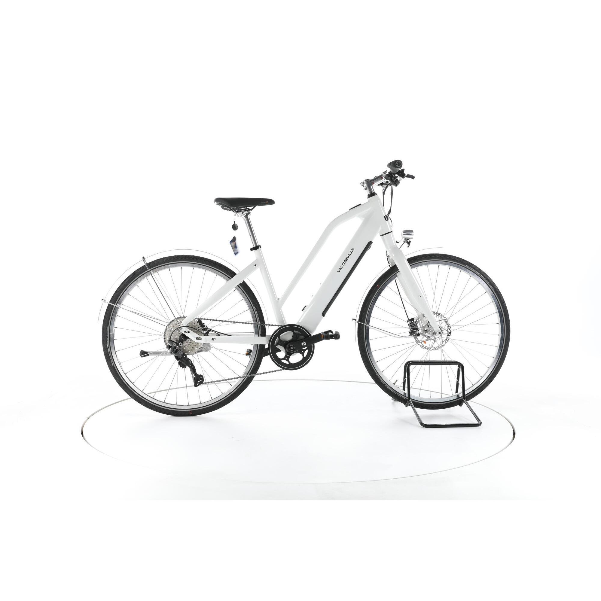Velo De Ville - Reconditionné - Velo De Ville 6ty Urban Trekking Vélo Électrique - Très Bon - Vélo De Voyage - Blanc - 46 L/xl - Decathlon