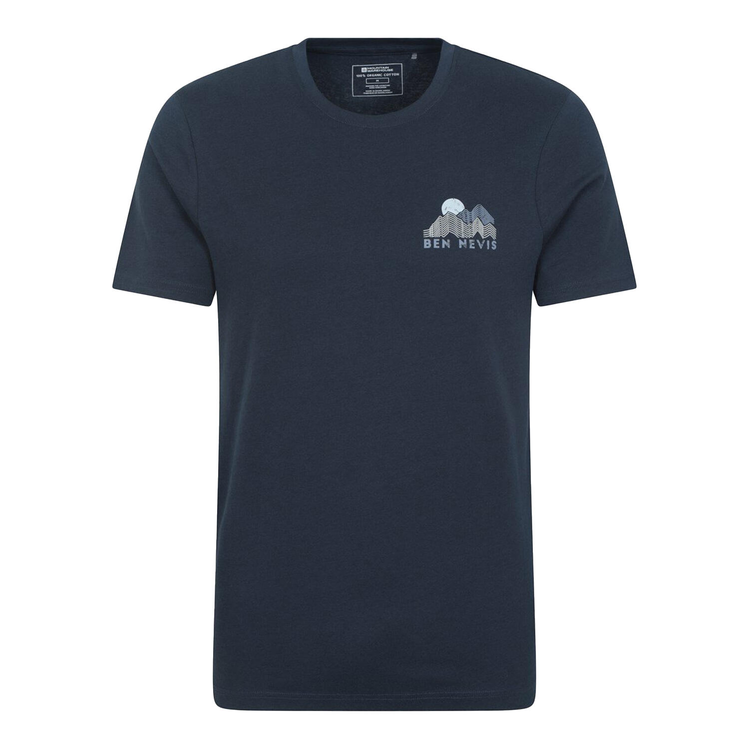 Mountain Warehouse Mens Ben Nevis Sun Short-Sleeved T-Shirt