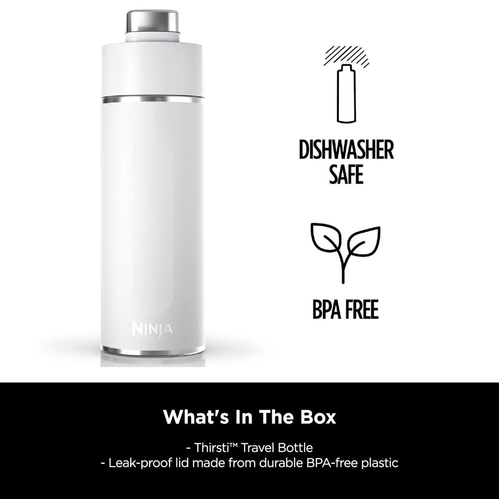Ninja Thirsti Travel Bottle Seafoam Blue