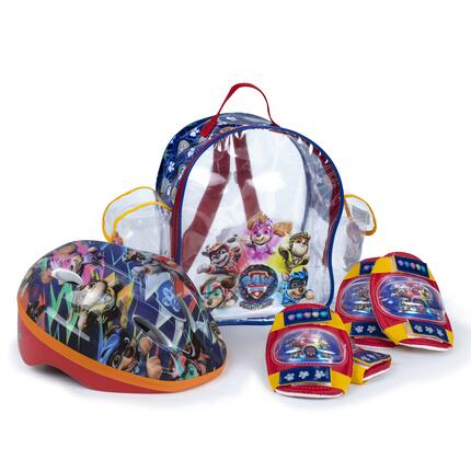 Mochila con Casco y Protecciones, diseños exclusivos de Patrulla Canina Paw Patr