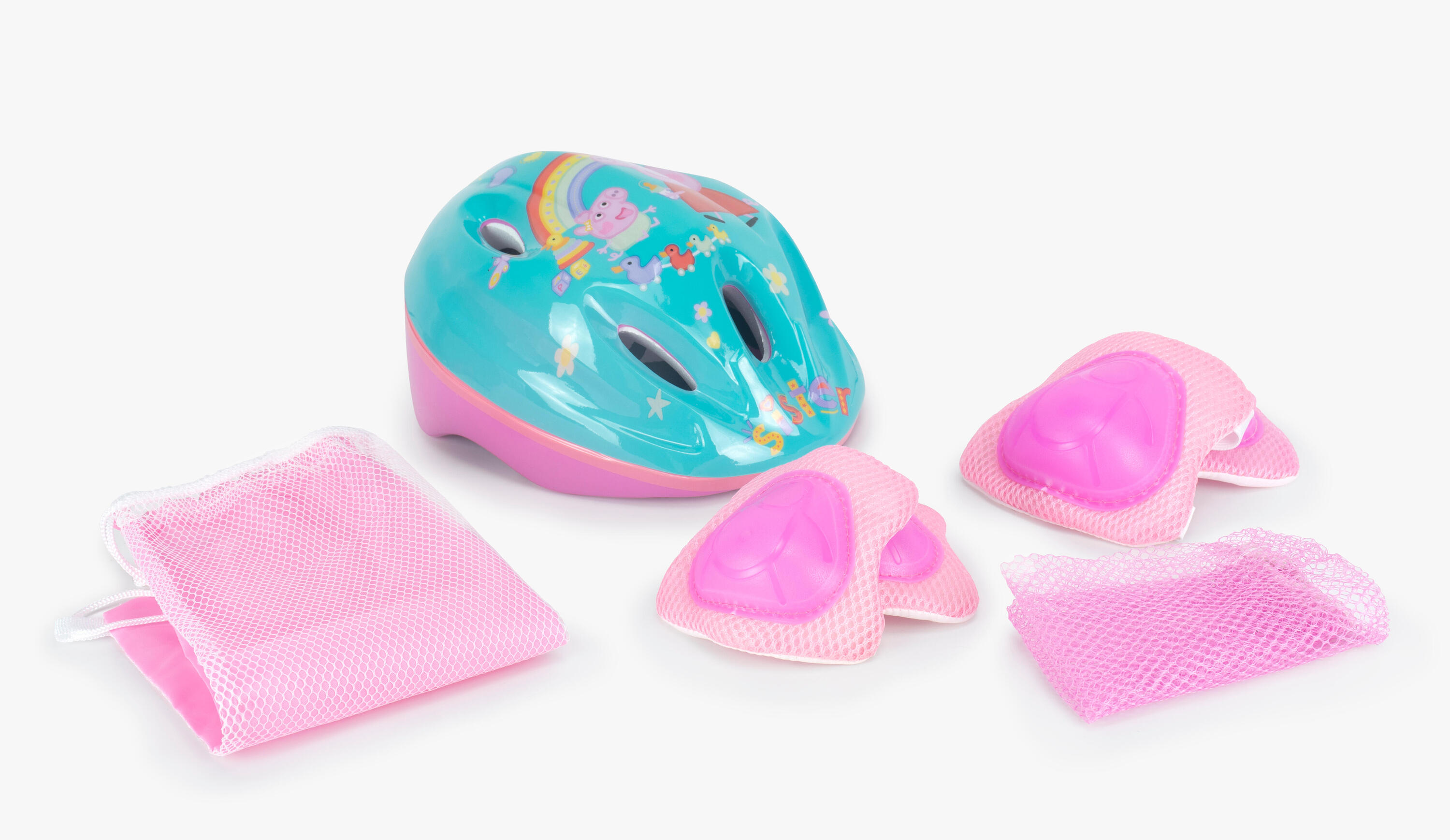 Mochila con Casco y Protecciones, diseños exclusivos del casco Peppa Pig (5278) 3/7