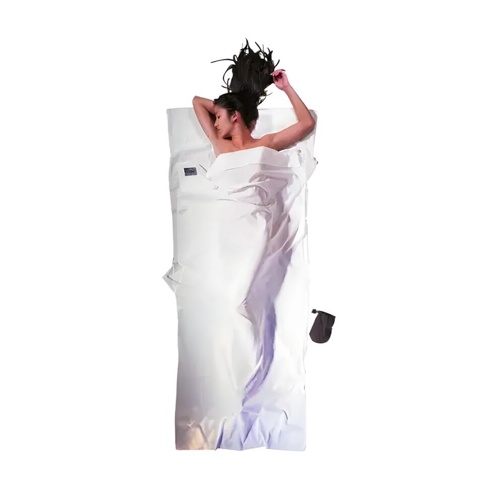 Cocoon - Drap De Voyage, 100% Coton Égyptien, Naturel - Drap De Sac De Couchage - Blanc - No Size - Decathlon