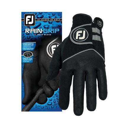 Gant de golf Footjoy RainGrip pour hommes gauchers, noir
