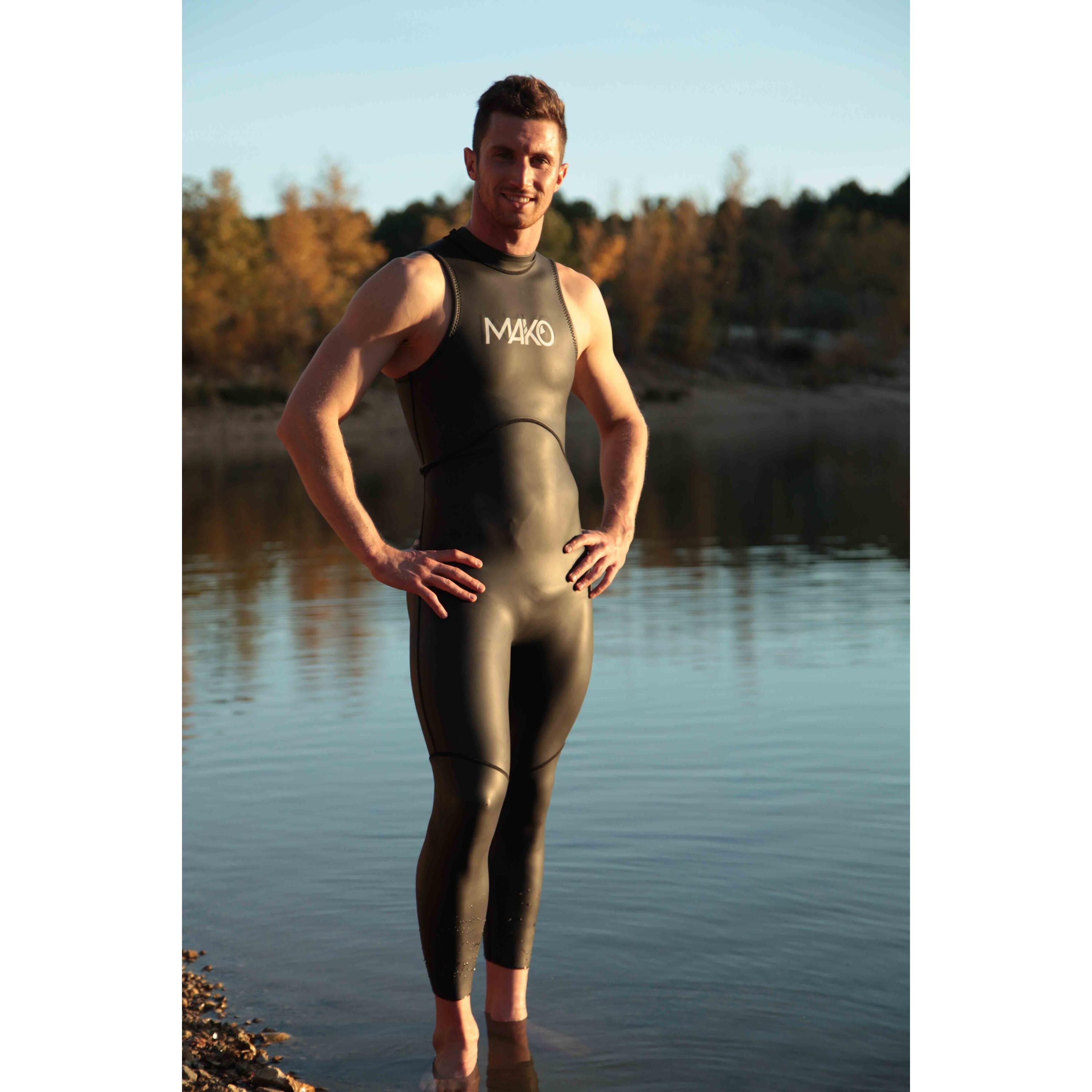 Combinaison de triathlon sans manches Mako Neoswim 3/4