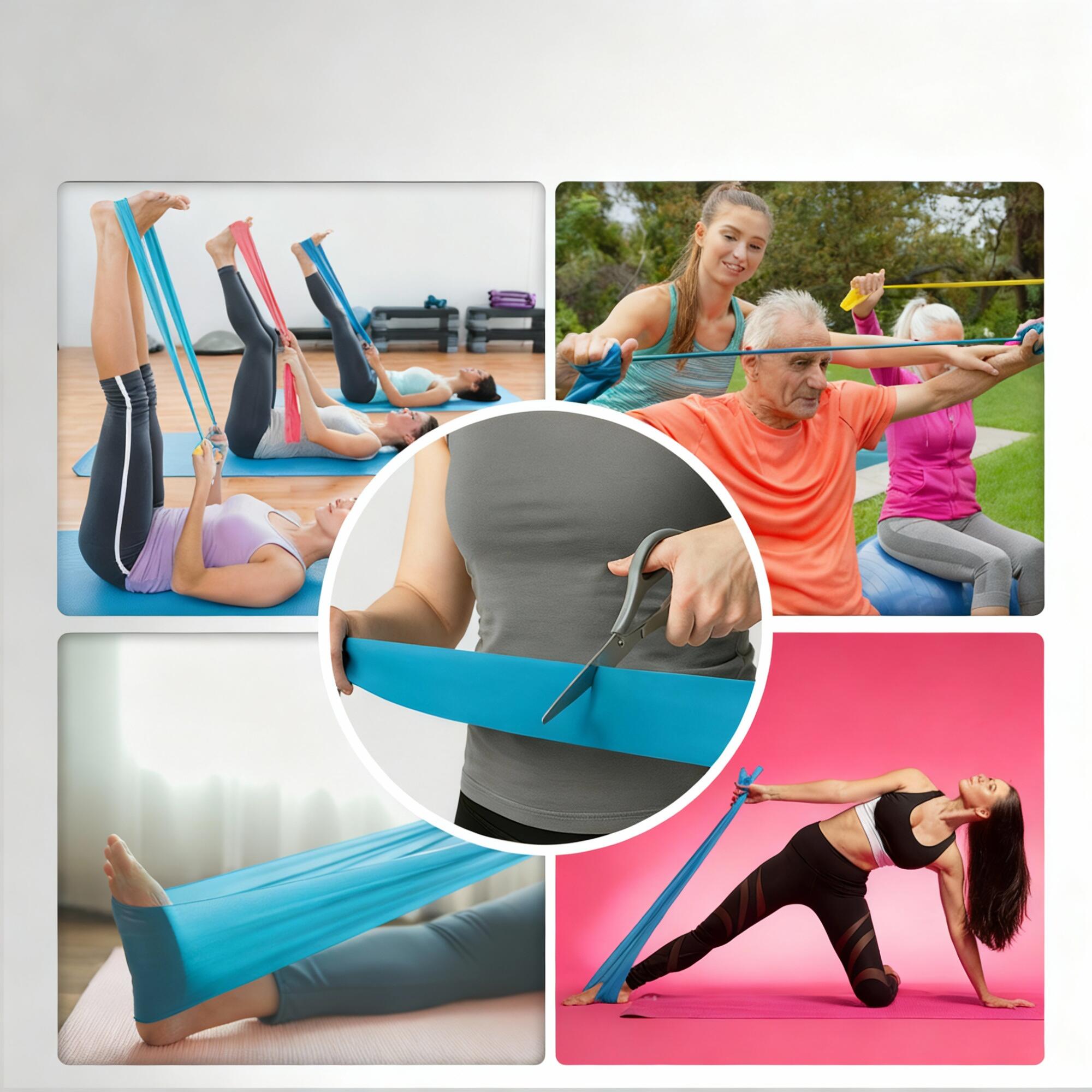 Bande bleue en rouleau – haute résistance pour muscles 5/7