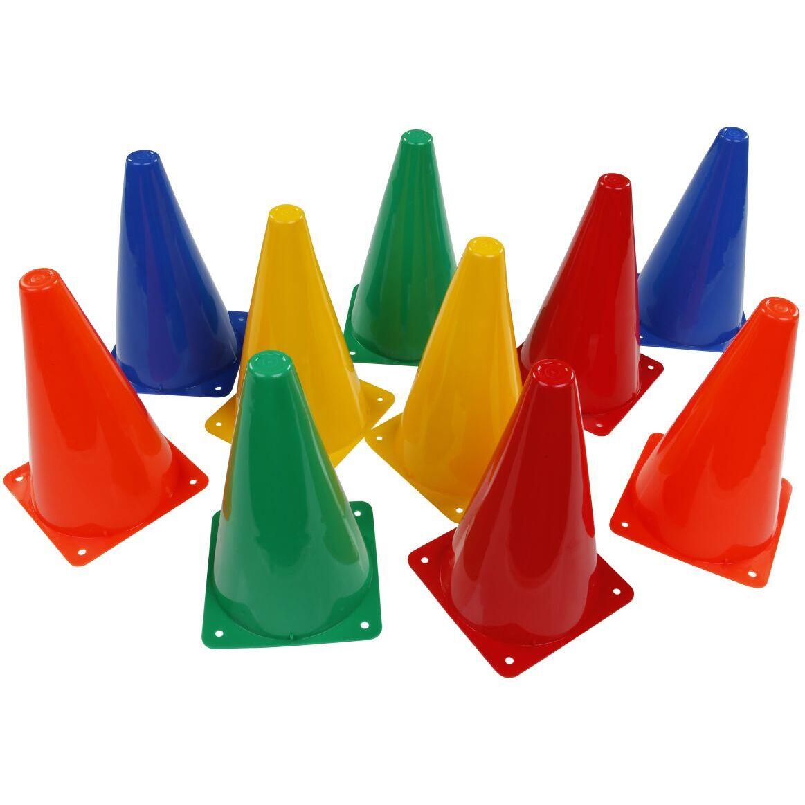 Set di coni da allenamento da 10 pezzi Tanga sports midi 2/7