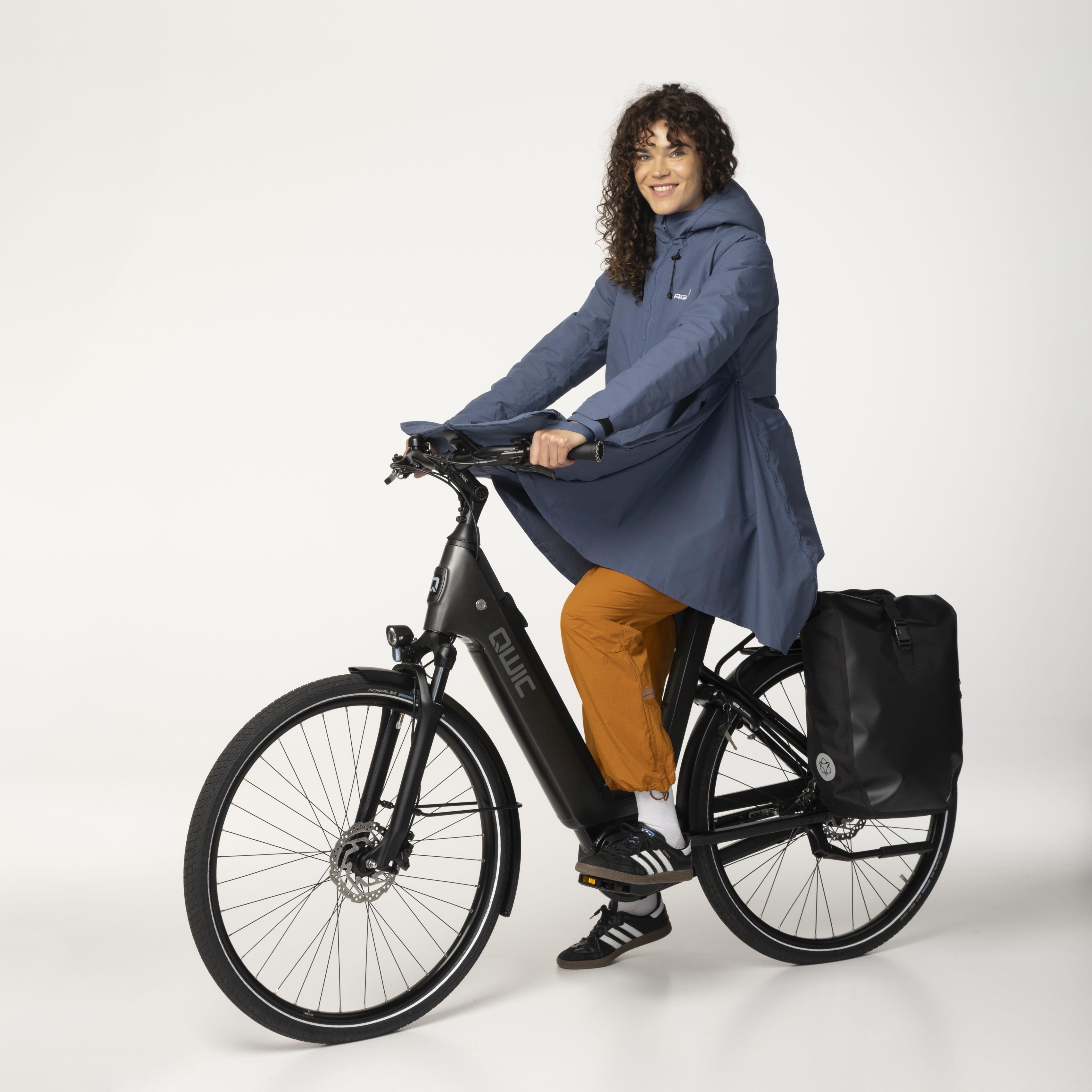 Agu - Seq Ii Veste De Pluie En Hiver Urban Outdoor Femme Denim Blue - Doudoune Synthétique - Bleu - Decathlon