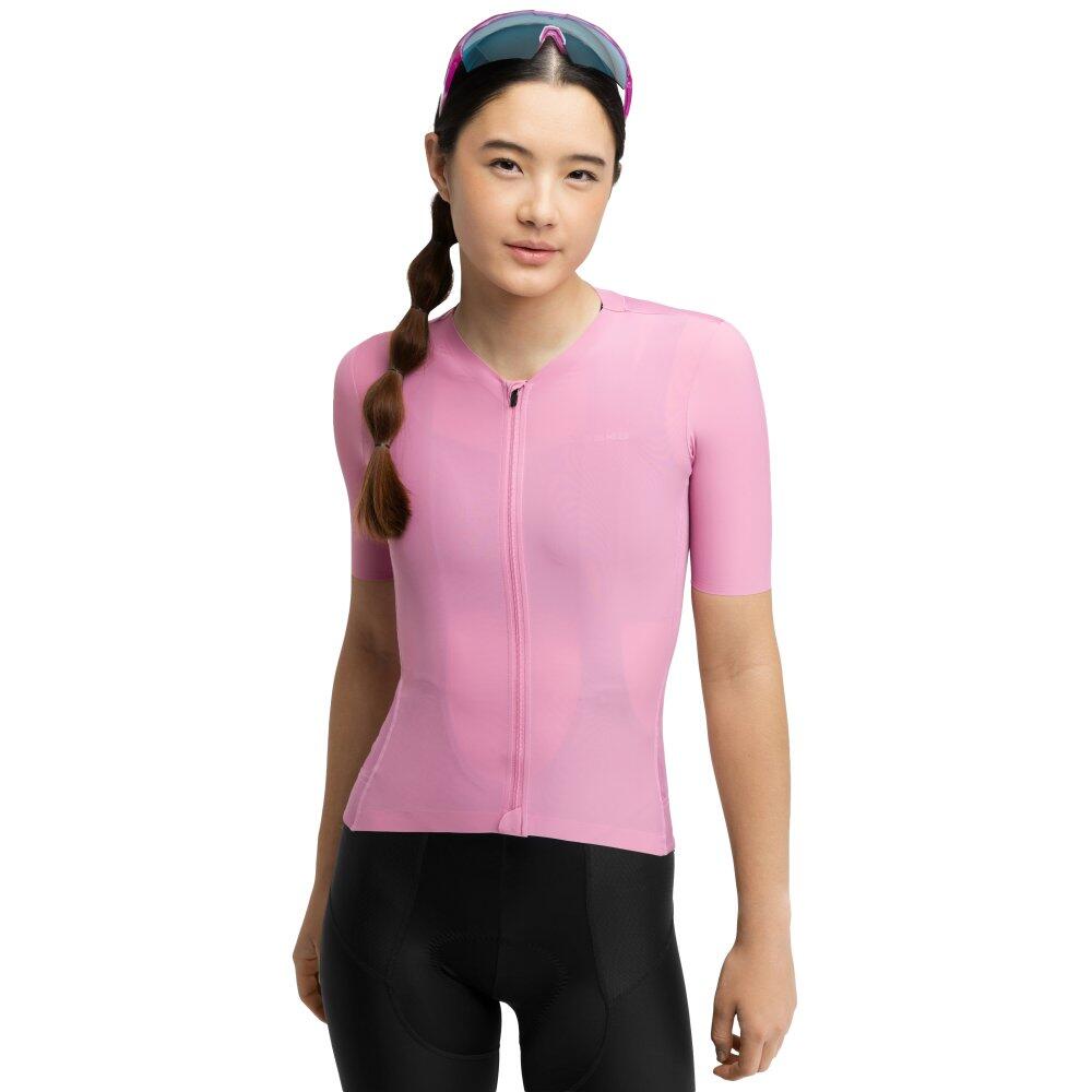 Siroko - Maillot Vélo Ultraléger Femme Cyclisme Srx Silvretta-w Rose - Maillot Manches Courtes - Rose - Decathlon