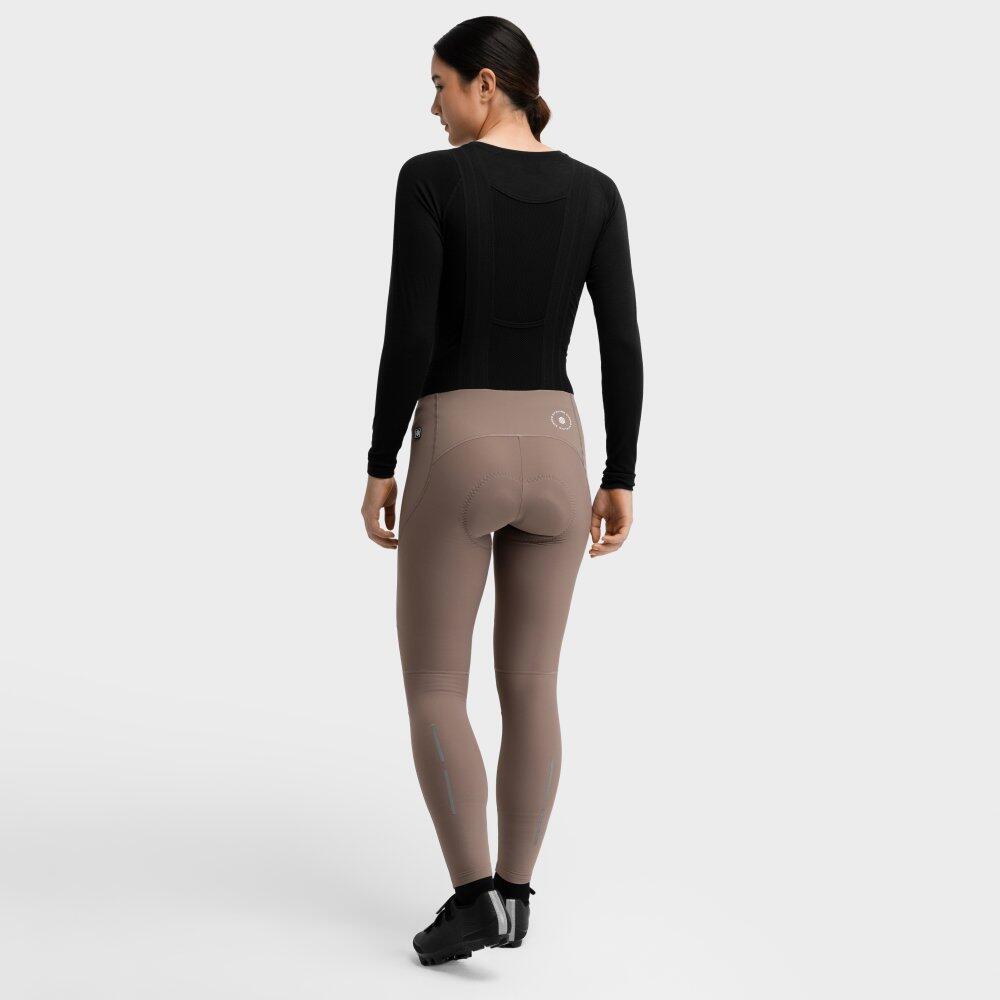 Damen Radsport lange fahrradträgerhose für BX-W Pantaleon Braun 6/7