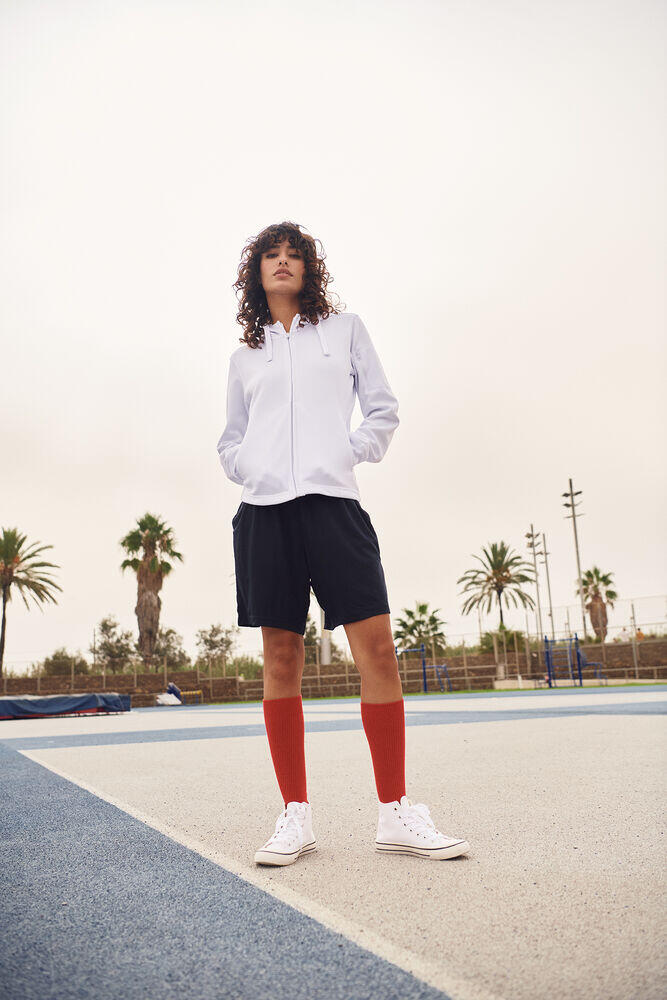 Clique Women's Basic Full Zip Active Hoodie - White 3/5