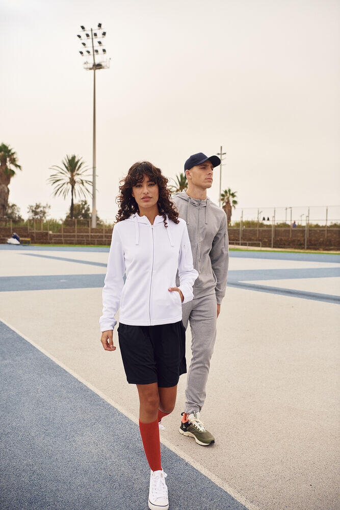 Clique Women's Basic Full Zip Active Hoodie - White 2/5