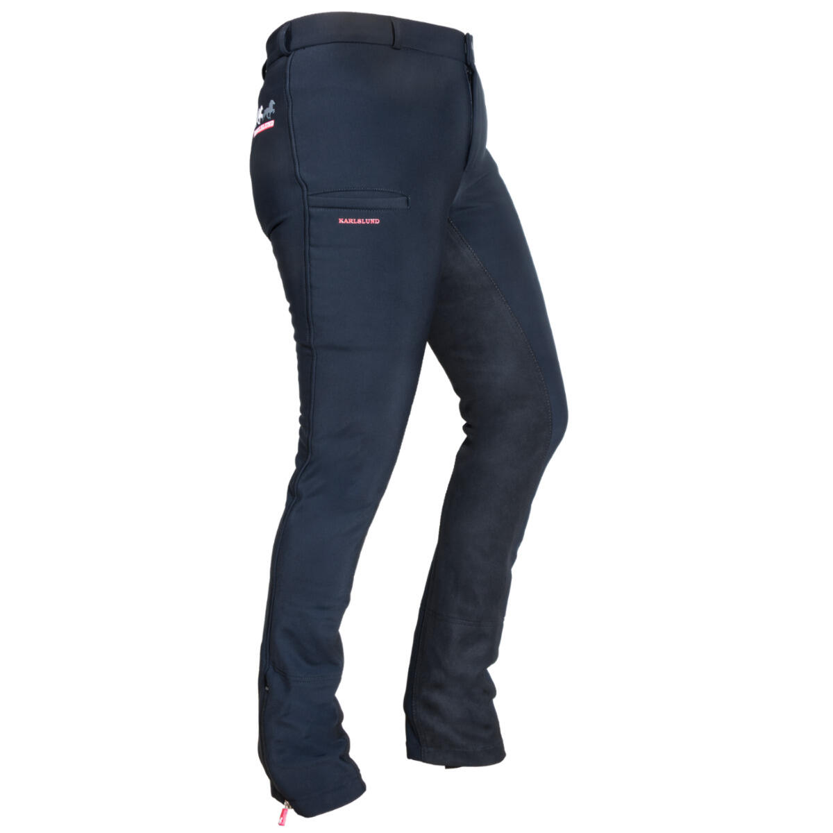 Pantalon équitation full grip femme Karlslund Jökull 3/4
