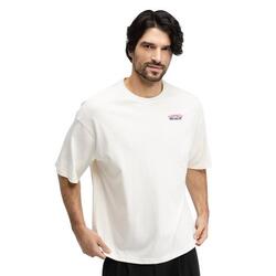T-shirt oversize à manches courtes homme Grama White Blanc