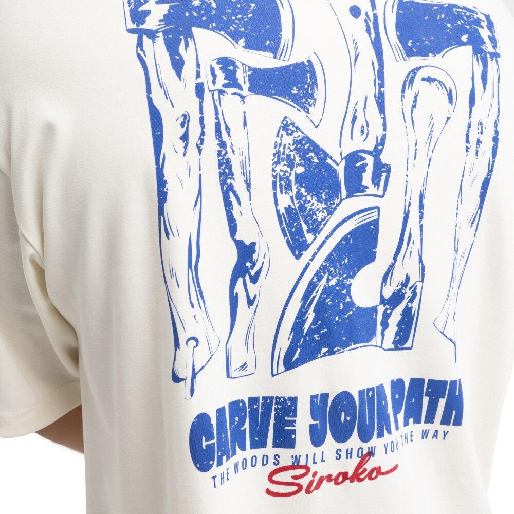 T-shirt oversize à manches courtes homme Grama White Blanc 4/7