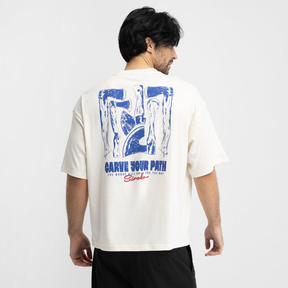T-shirt oversize à manches courtes homme Grama White Blanc 6/7